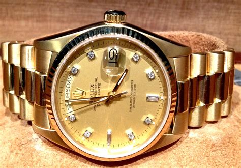 Rolex Luxury Men Gold Wristwatches for sale 